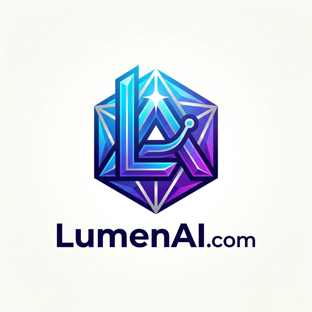 LumenAI.com logo concept 1